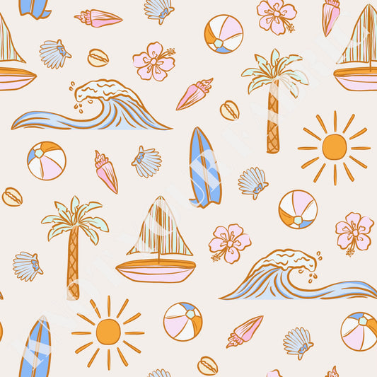 PRE-ORDER Pastel Summer Beach