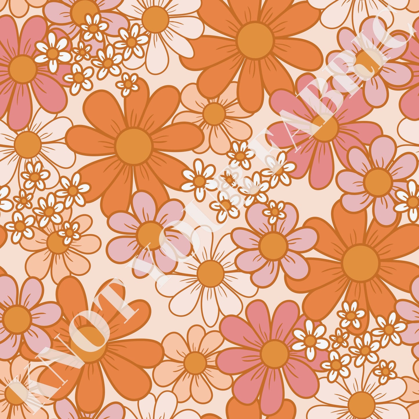 PRE-ORDER Orange Summer Flowers