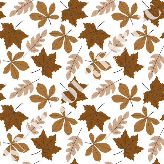 PRE-ORDER Fall Brown & Beige Leaves