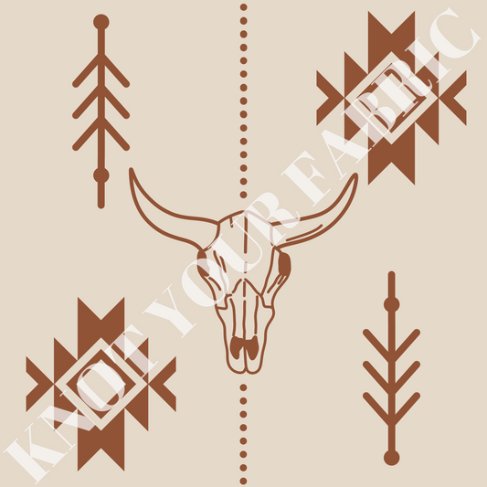 PRE-ORDER Large Longhorn Aztec