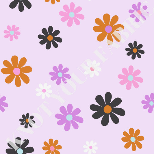 PRE-ORDER Light Purple Halloween Floral