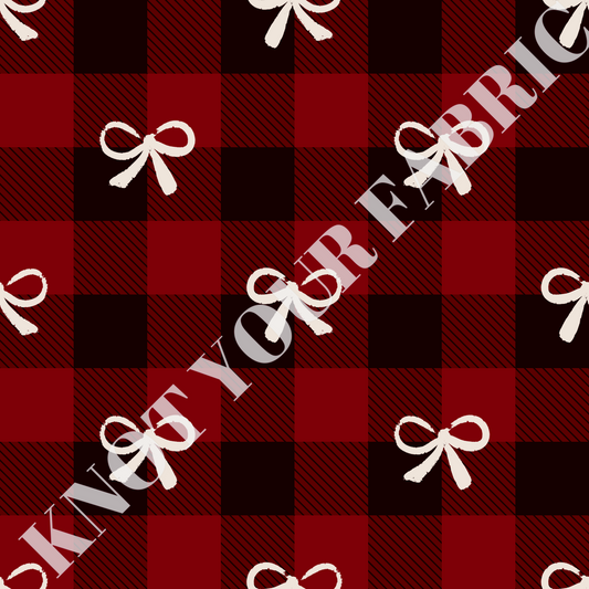 PRE-ORDER Buffalo Plaid with Bows