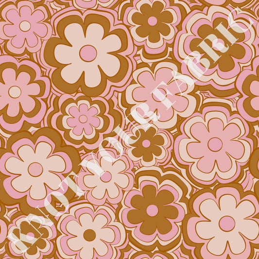 PRE-ORDER Pink Beige Flowers