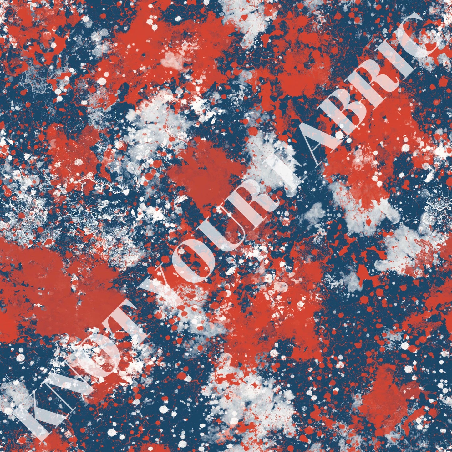 PRE-ORDER Red White and Blue Splatter