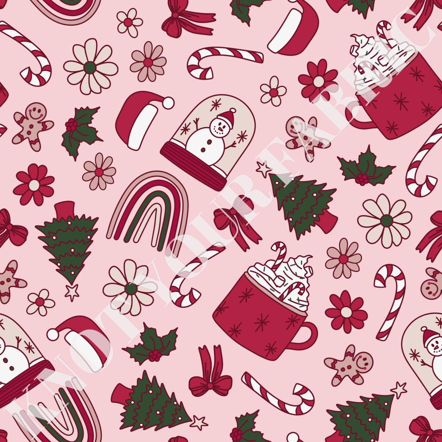 PRE-ORDER Pink Holly Jolly