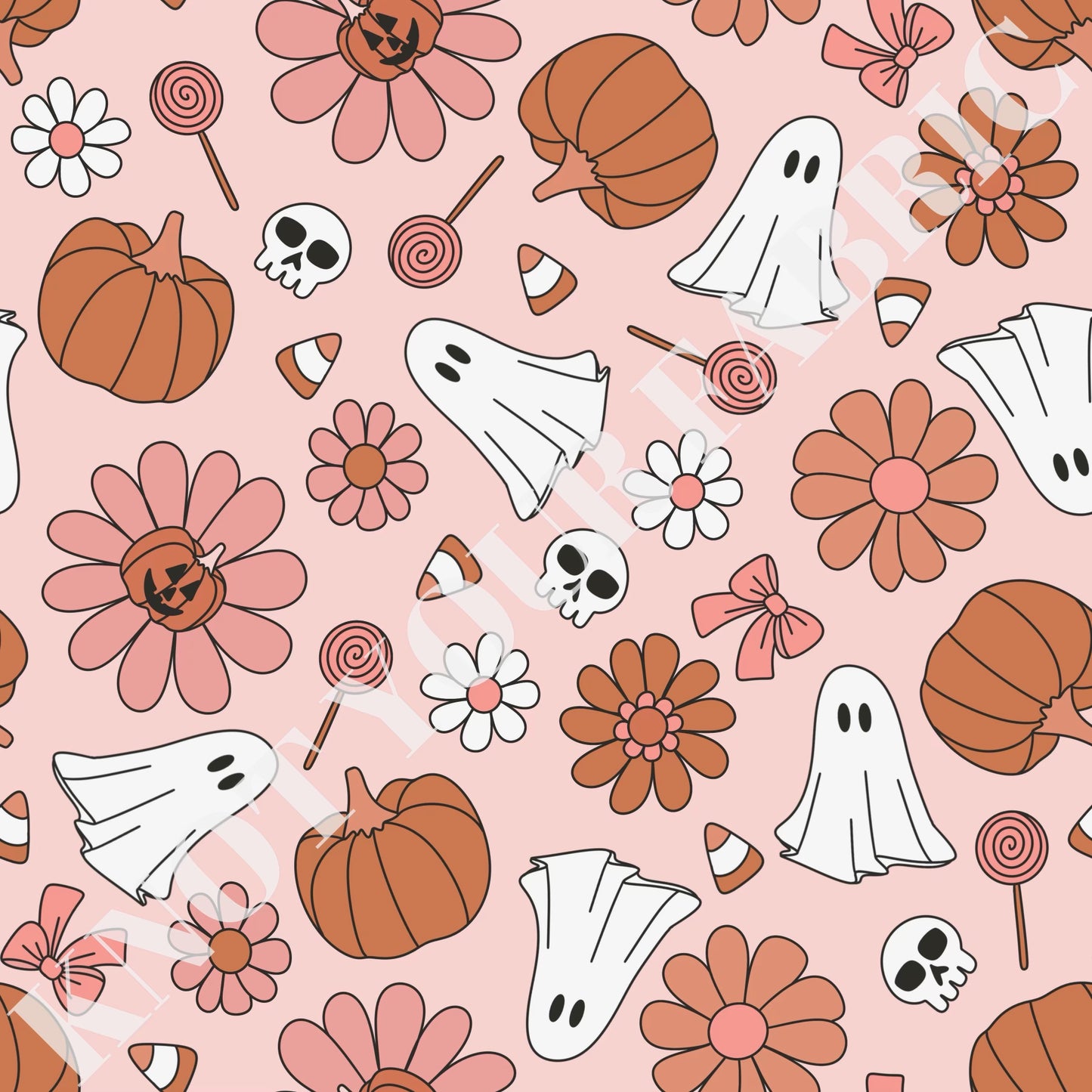 PRE-ORDER Pink Boho Candy Corns and Ghost