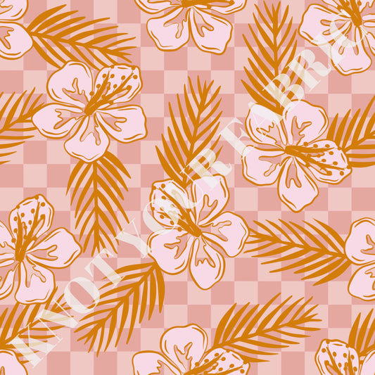 PRE-ORDER Checkered Golden Hibiscus