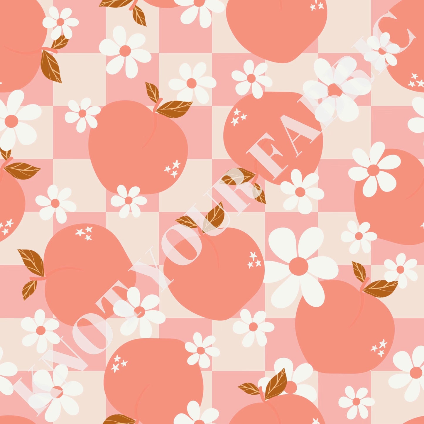 PRE-ORDER Checkered Peach