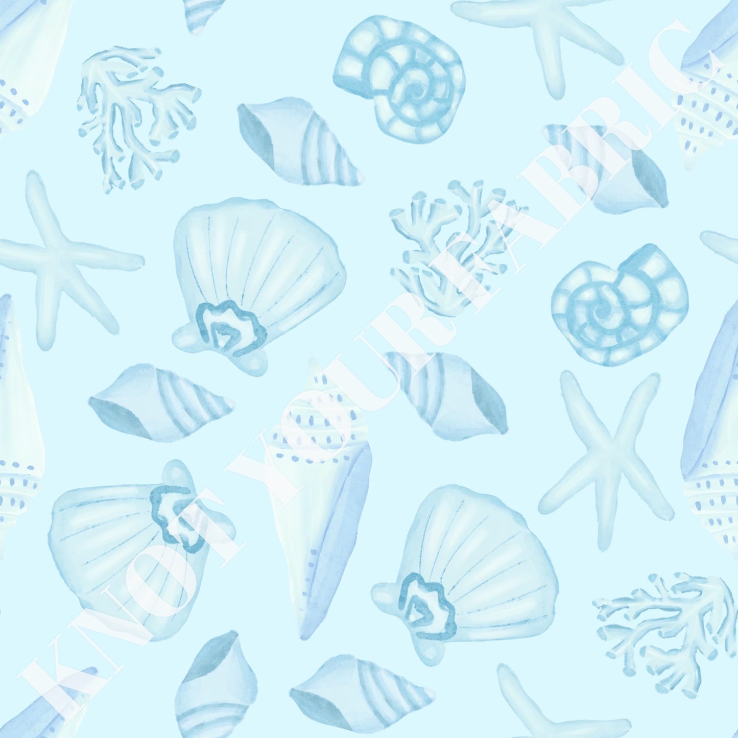 PRE-ORDER Bright Blue Seashells