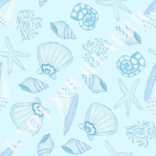 PRE-ORDER Bright Blue Seashells