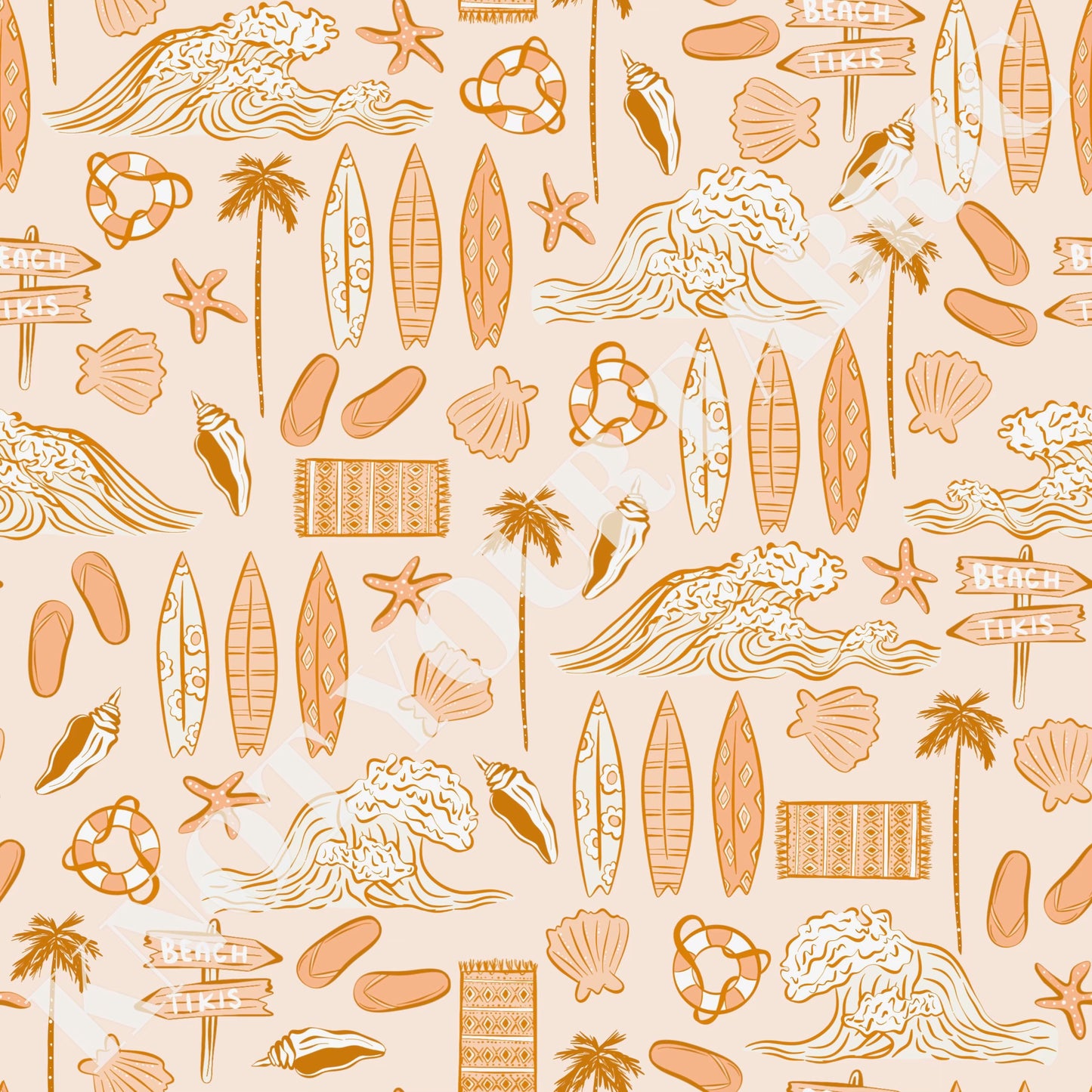 PRE-ORDER Boho Retro Peachy Ocean