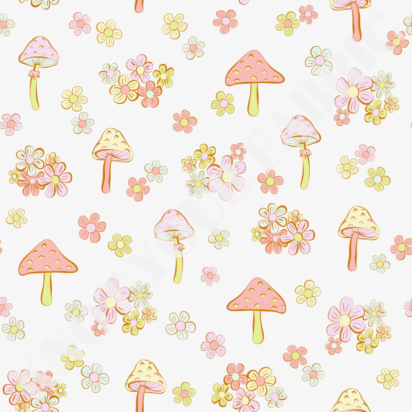 PRE-ORDER Pastel Spring Mushroom Flowers