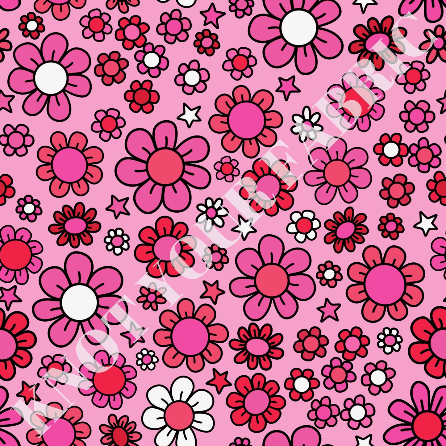 PRE-ORDER Retro Floral with Stars