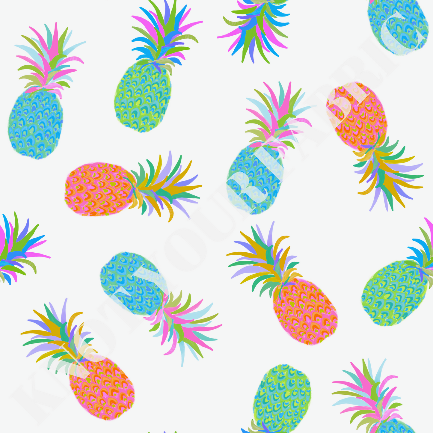 PRE-ORDER Colorful Pineapple