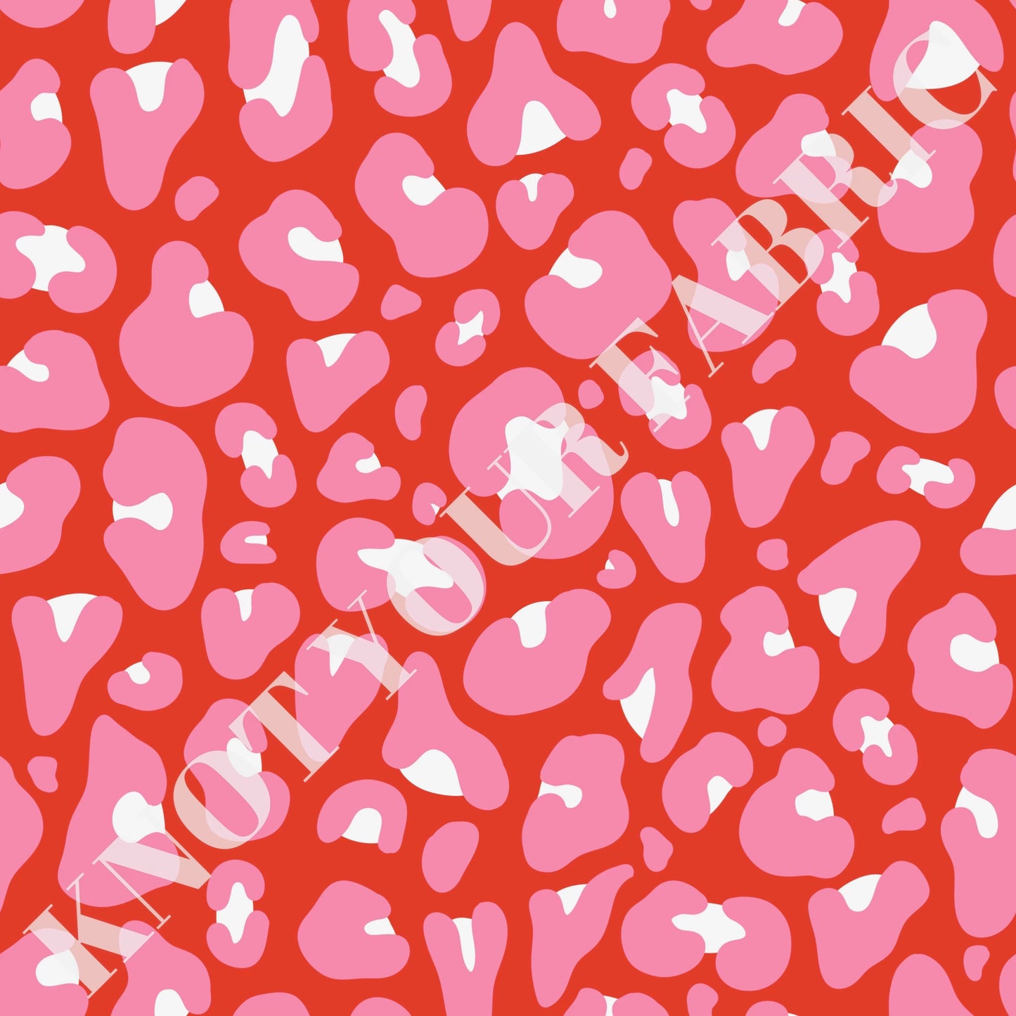 PRE-ORDER Pink and White Cheetah
