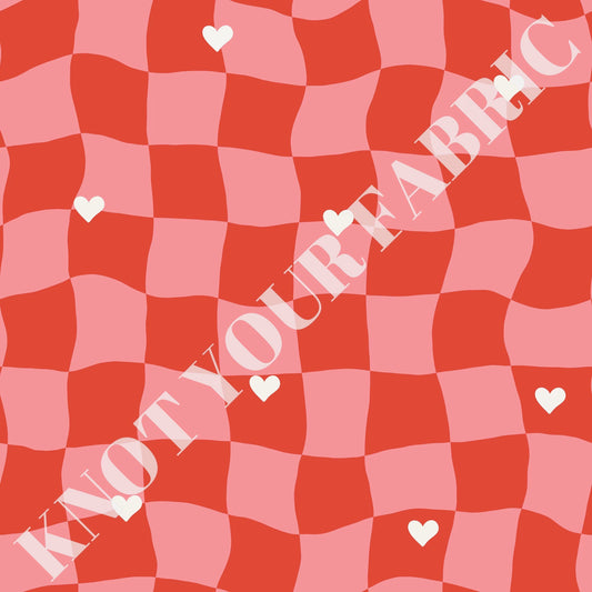 PRE-ORDER Wavy Heart Checkered