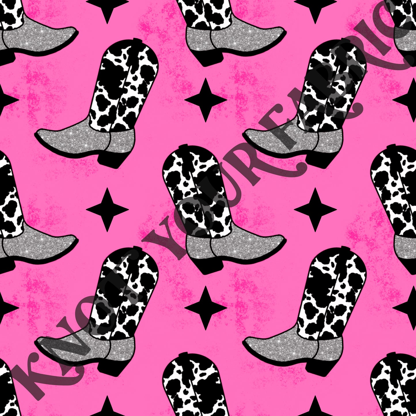 PRE-ORDER Cow Print Boots