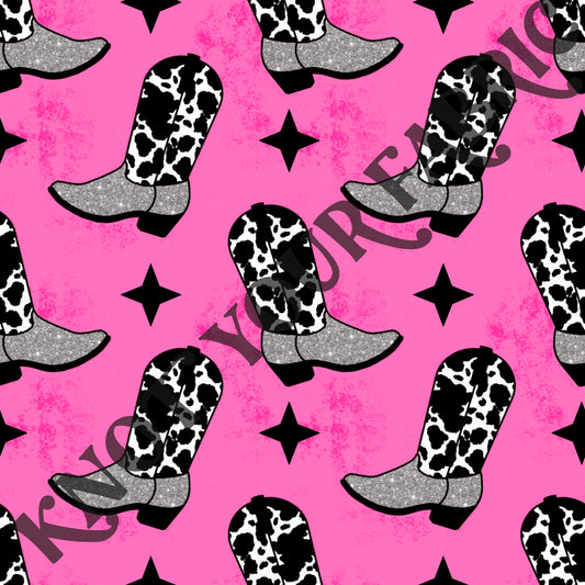 PRE-ORDER Cow Print Boots