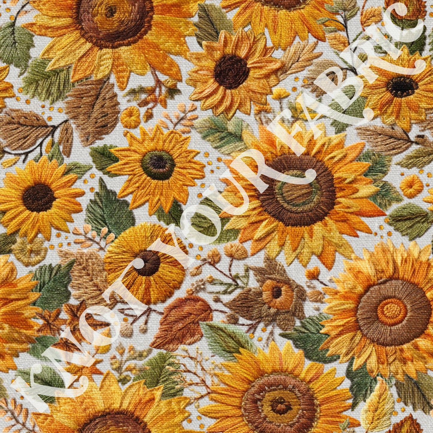 PRE-ORDER Embroidery Sunflower