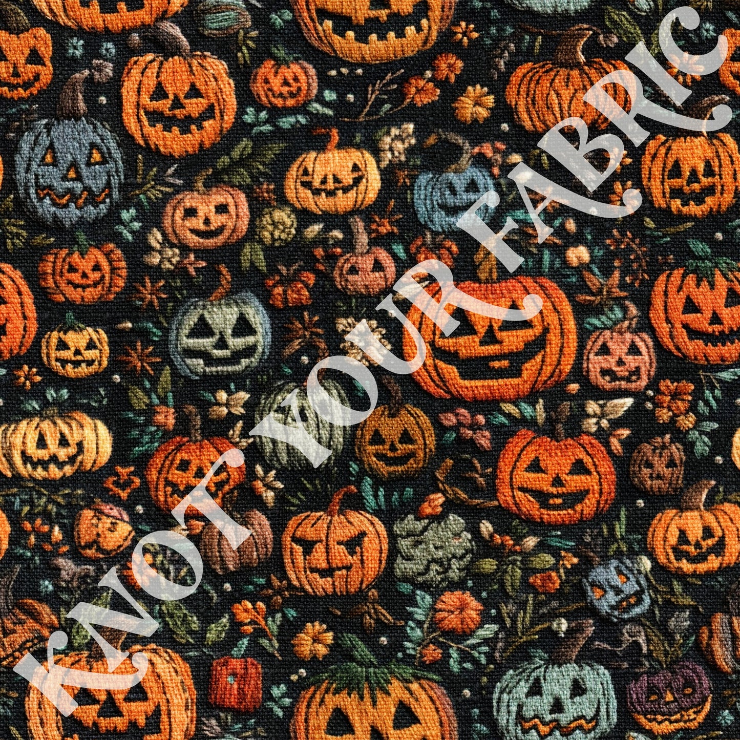 PRE-ORDER Embroidered Pumpkins