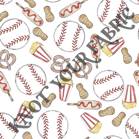 PRE-ORDER Watercolor Sketchy Baseball