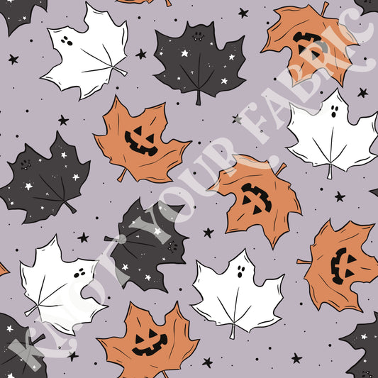 PRE-ORDER Halloween Purple Leaves