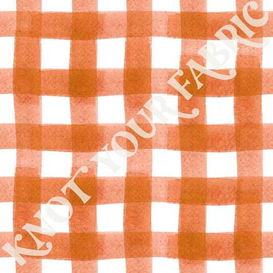 PRE-ORDER Orange Gingham