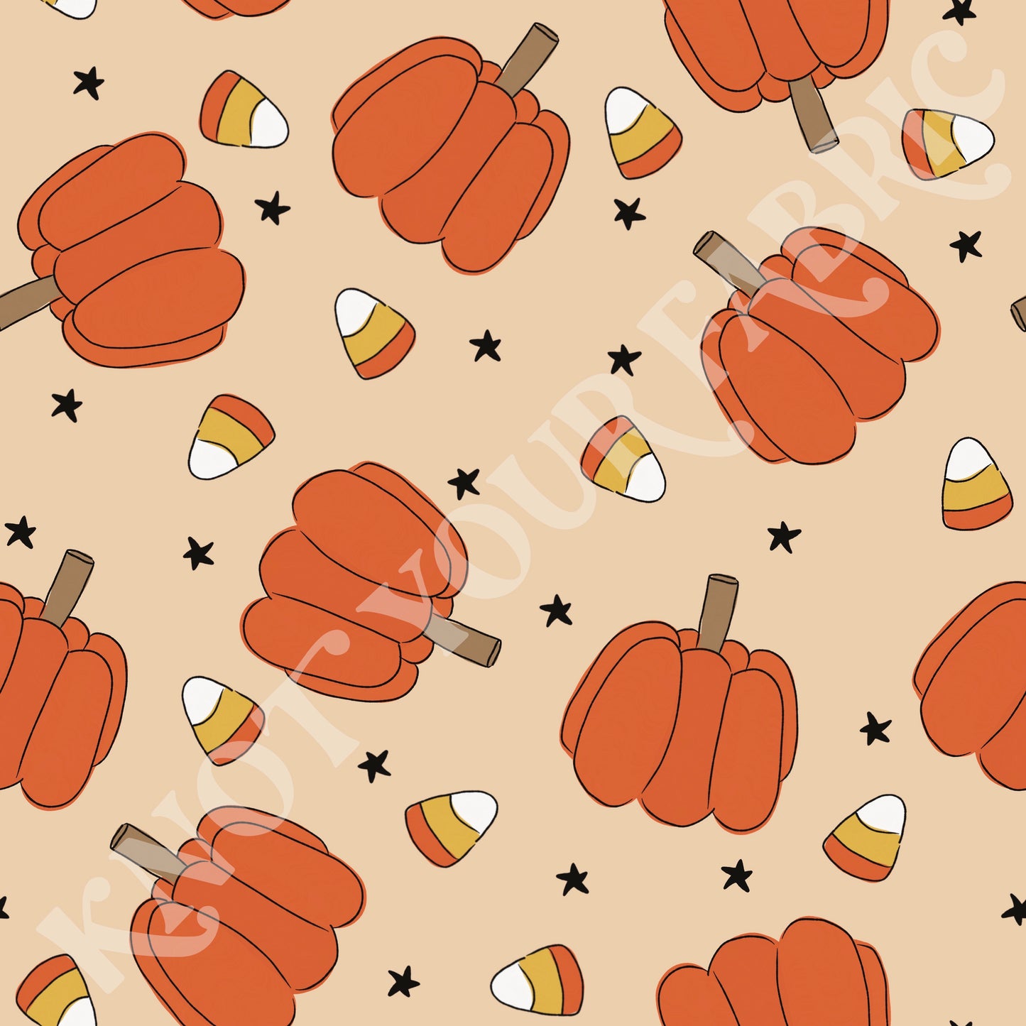 PRE-ORDER Candy Corn and Pumpkins