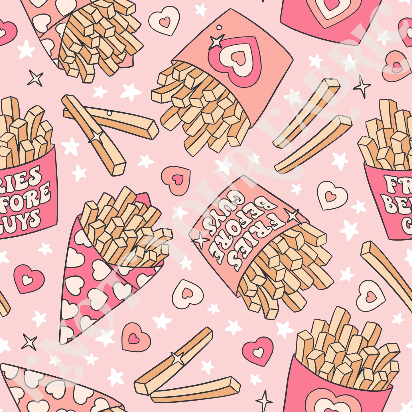 PRE-ORDER Valentines Fries Before Guys