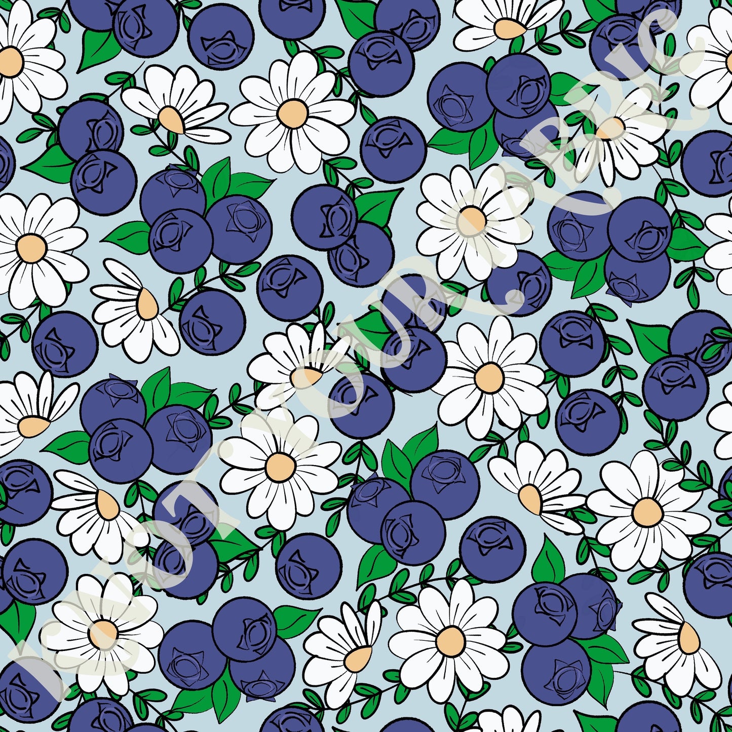 PRE-ORDER Blueberries Floral