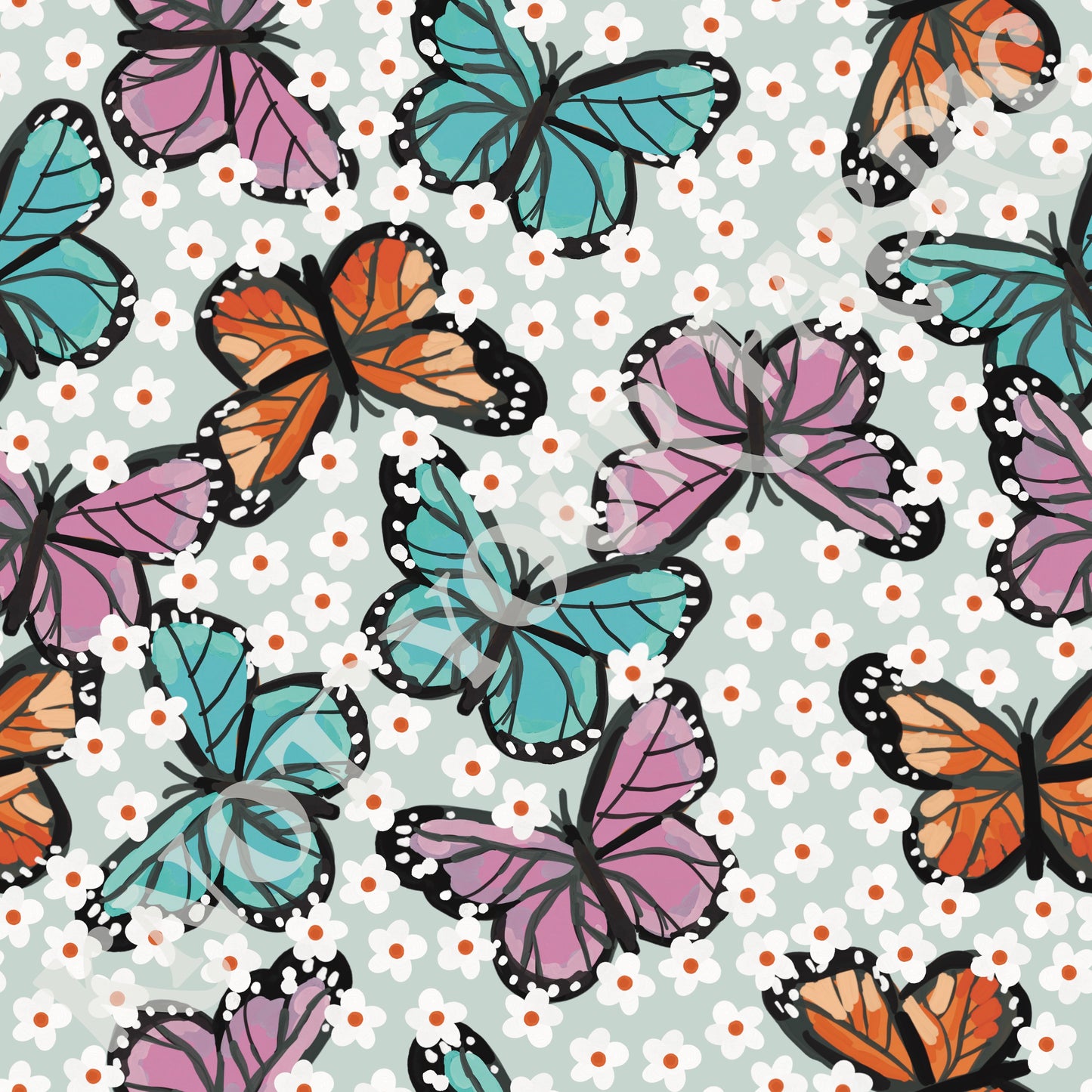 PRE-ORDER Spring Daisy Butterfly