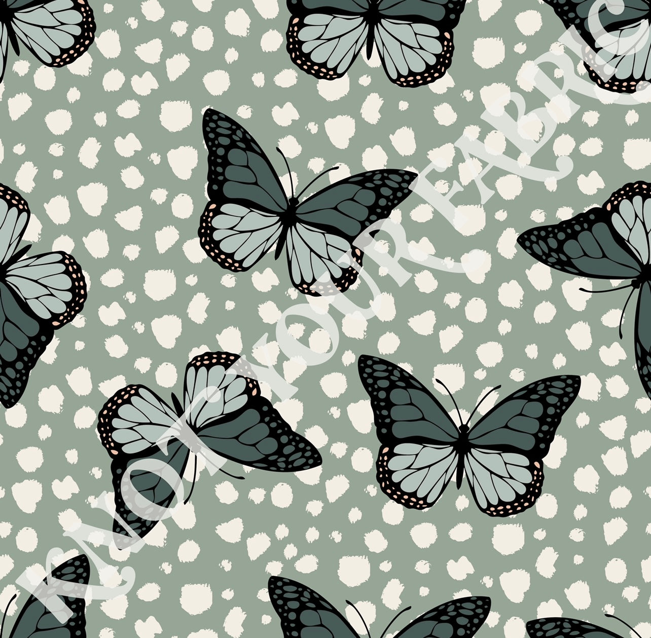 PRE-ORDER Teal Green Boho Butterflies