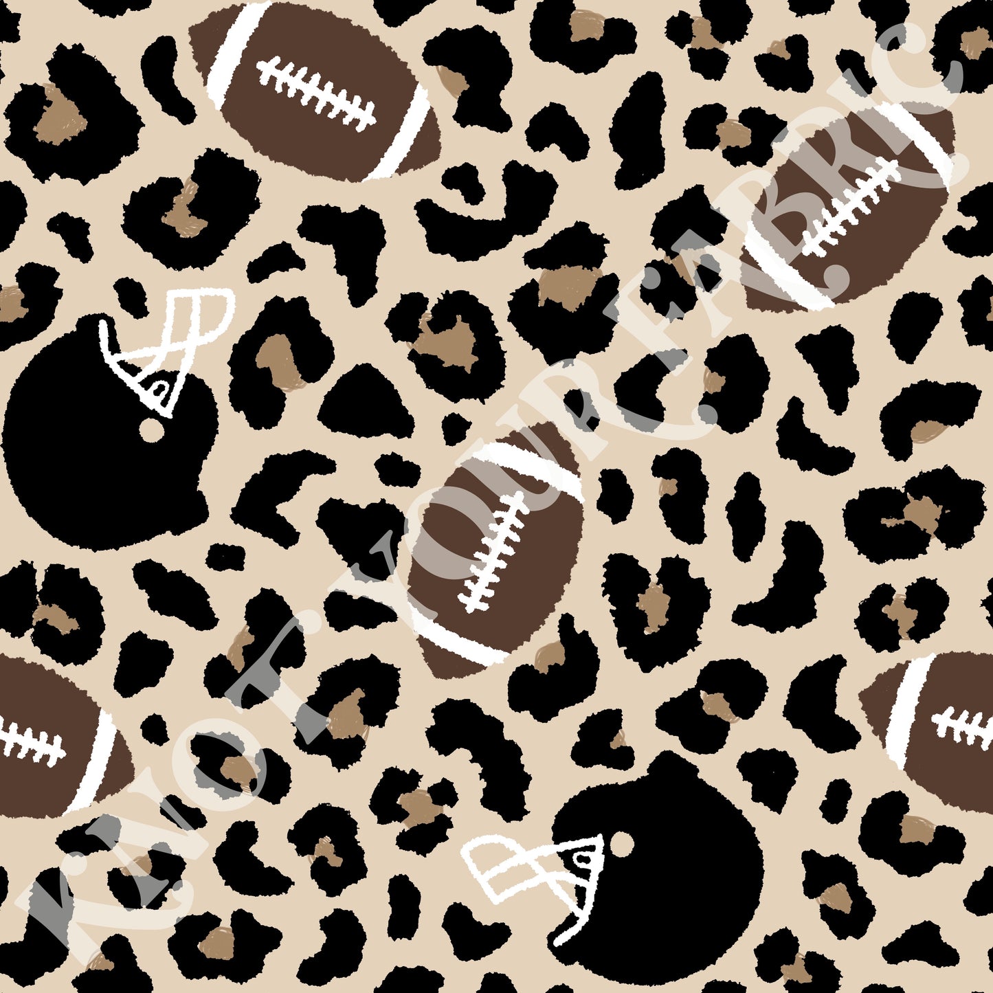 PRE-ORDER Tan Football Cheetah