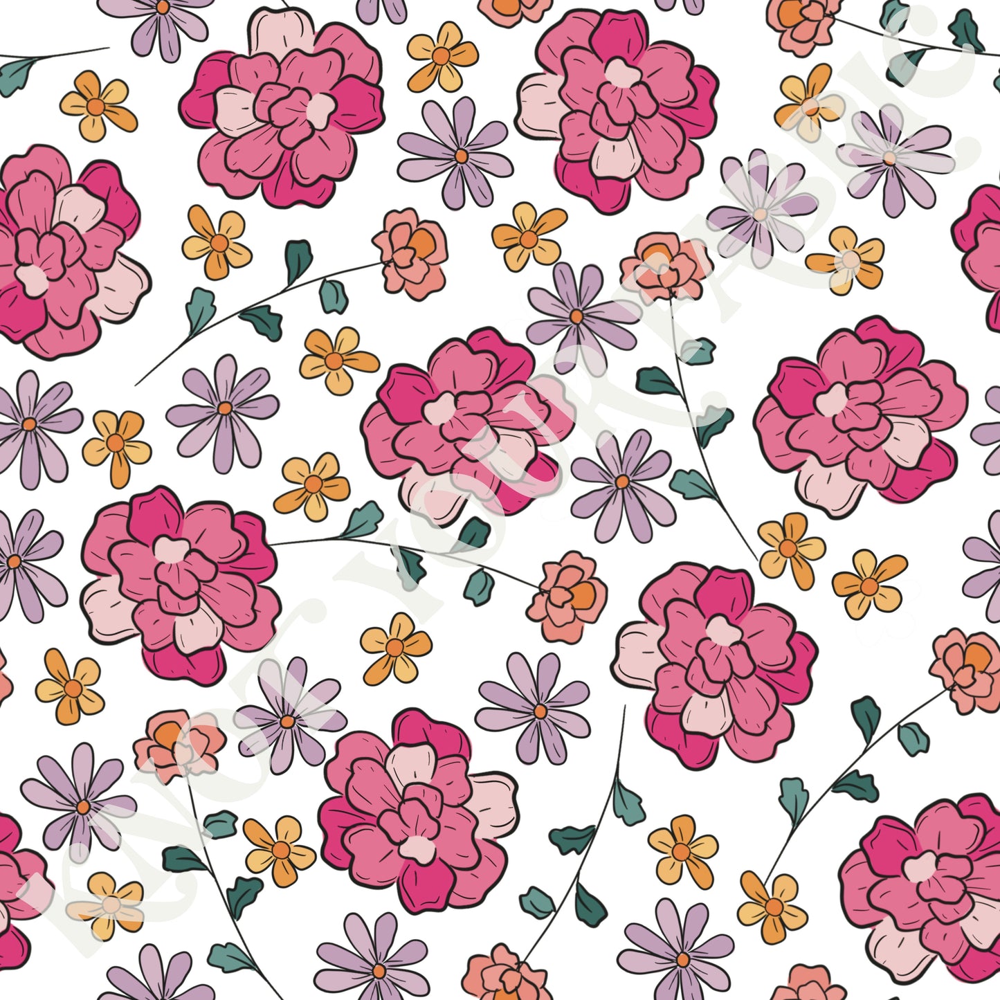 PRE-ORDER Pop of Pink Florals