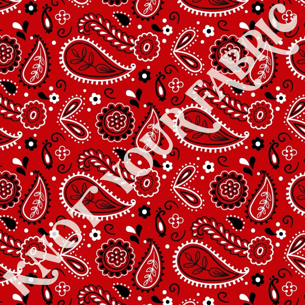 PRE-ORDER Red Paisley