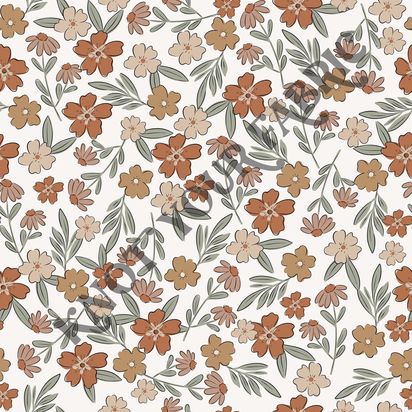 PRE-ORDER Autumn Ditsy Floral