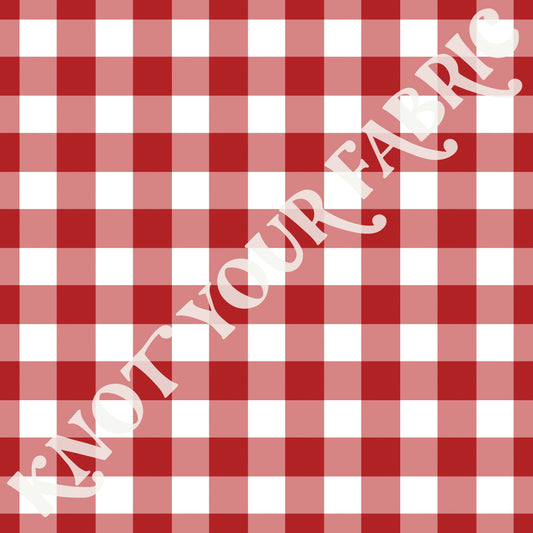 PRE-ORDER Red Gingham