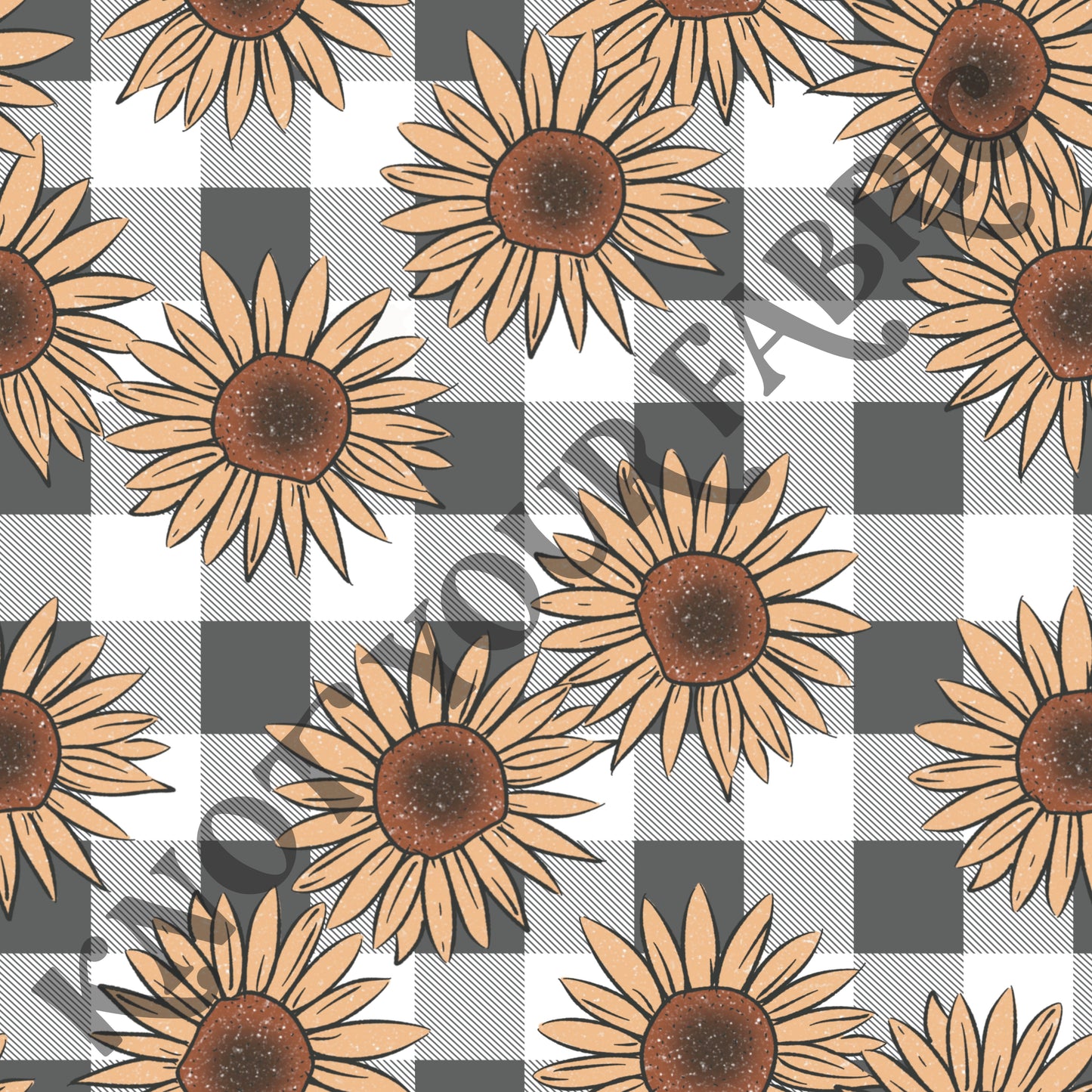 PRE-ORDER Sunflower Plaid