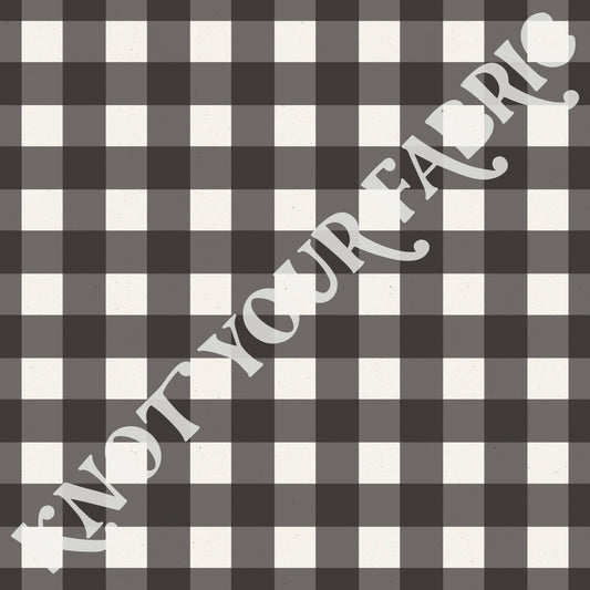 PRE-ORDER Black Gingham