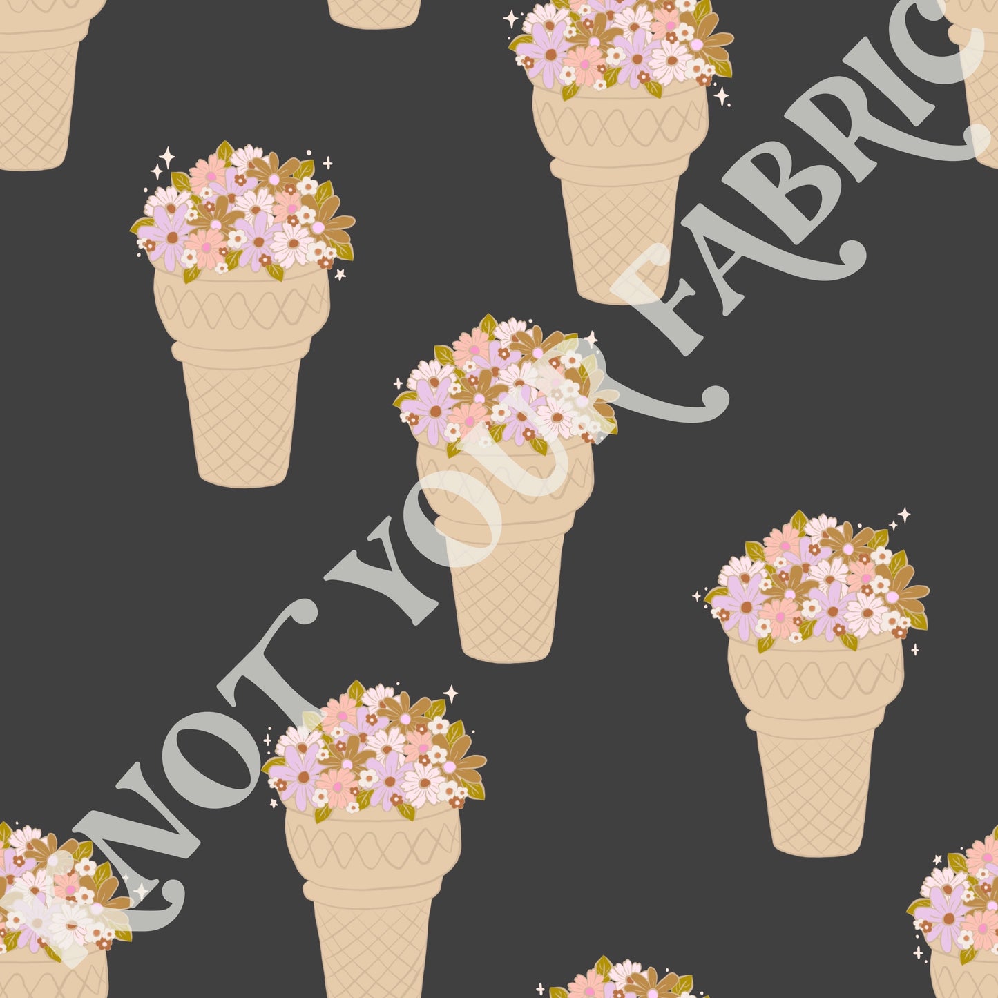 PRE-ORDER Floral Ice Cream