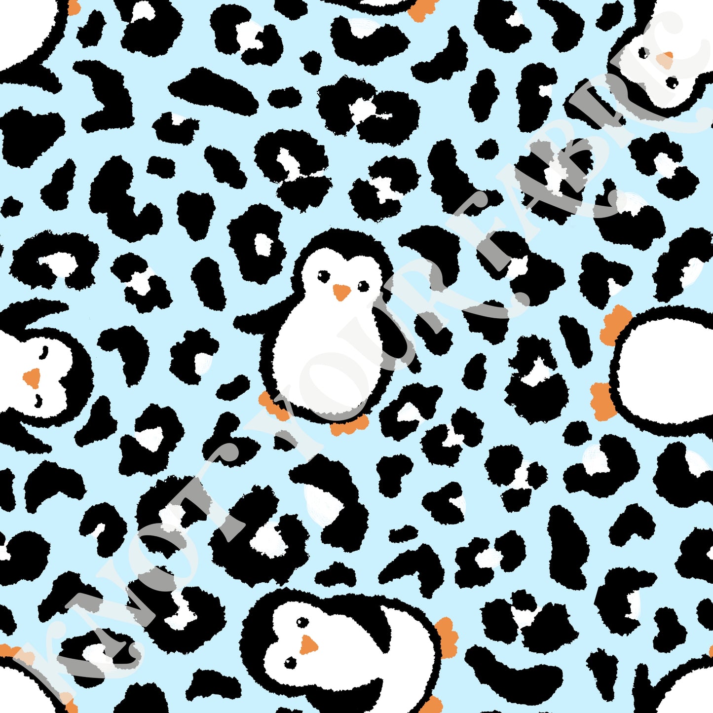 PRE-ORDER Penguin Cheetah Blue