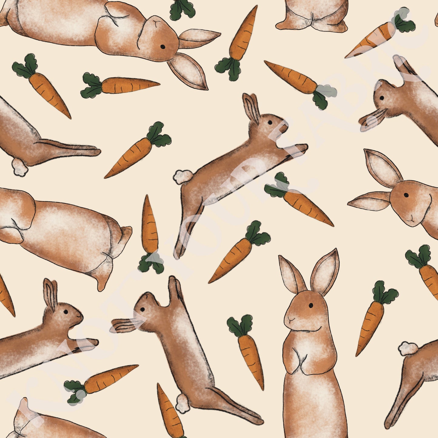 PRE-ORDER Boho Sketchy Bunnies